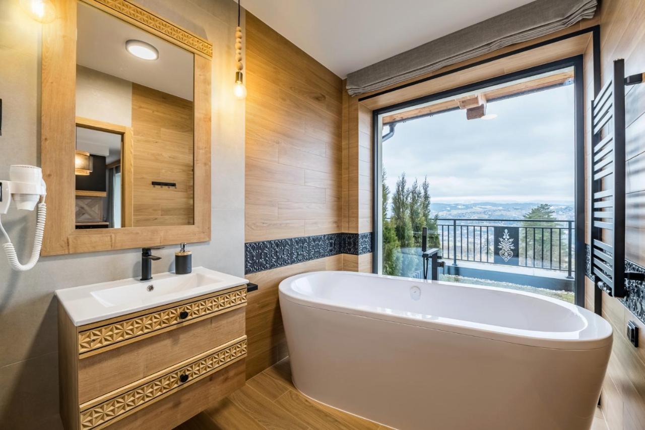 Widokowe Apartamenty Na Kepiatym Wzgorzu & Wellness Czarna Góra Eksteriør billede
